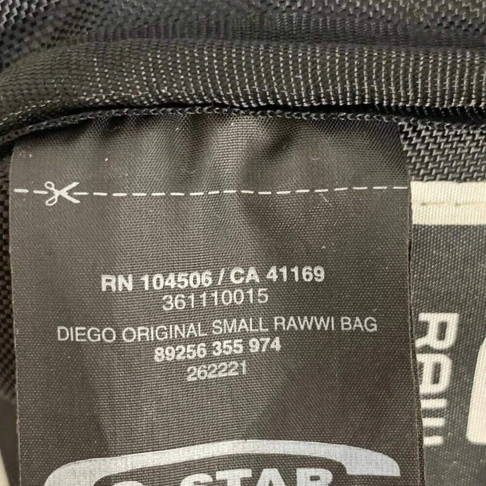 G-STar Raw Adults‎ Diego Original Zipper Pocket Adjustable Star Bag